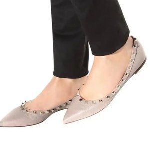 Esprit Philomena Studded Flats Tan Size 10